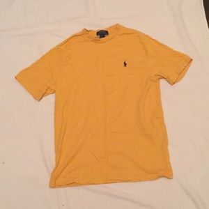 Youth Lg Yellow Polo Crew Neck t-shirt